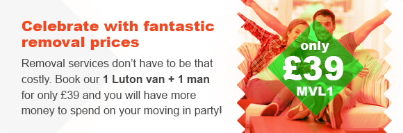 Celebrate with fantastic removal prices