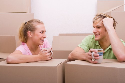 Office relocation team planning a move in central London