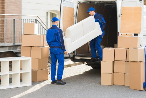 Reusable furniture prepared for charity donation