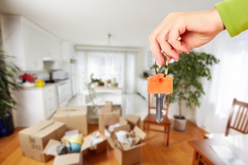 Professional packing and loading service for a flat move in London