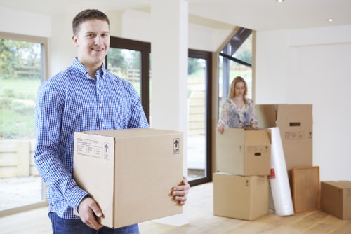 Man and van service for office or commercial transport in London