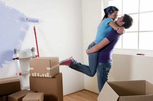 Local man with a van service handling a London residential move