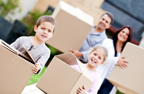 Staff handling items safely with care and insurance cover