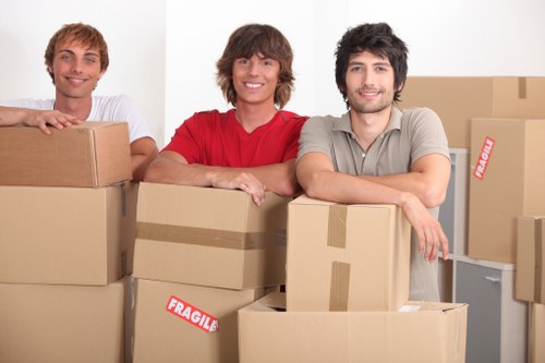 Man and van service supporting a business relocation