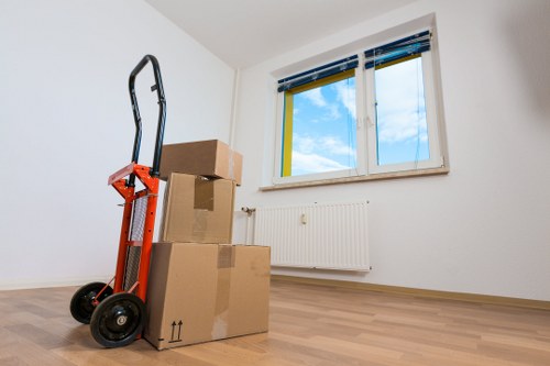 Packing and organising items for storage in London